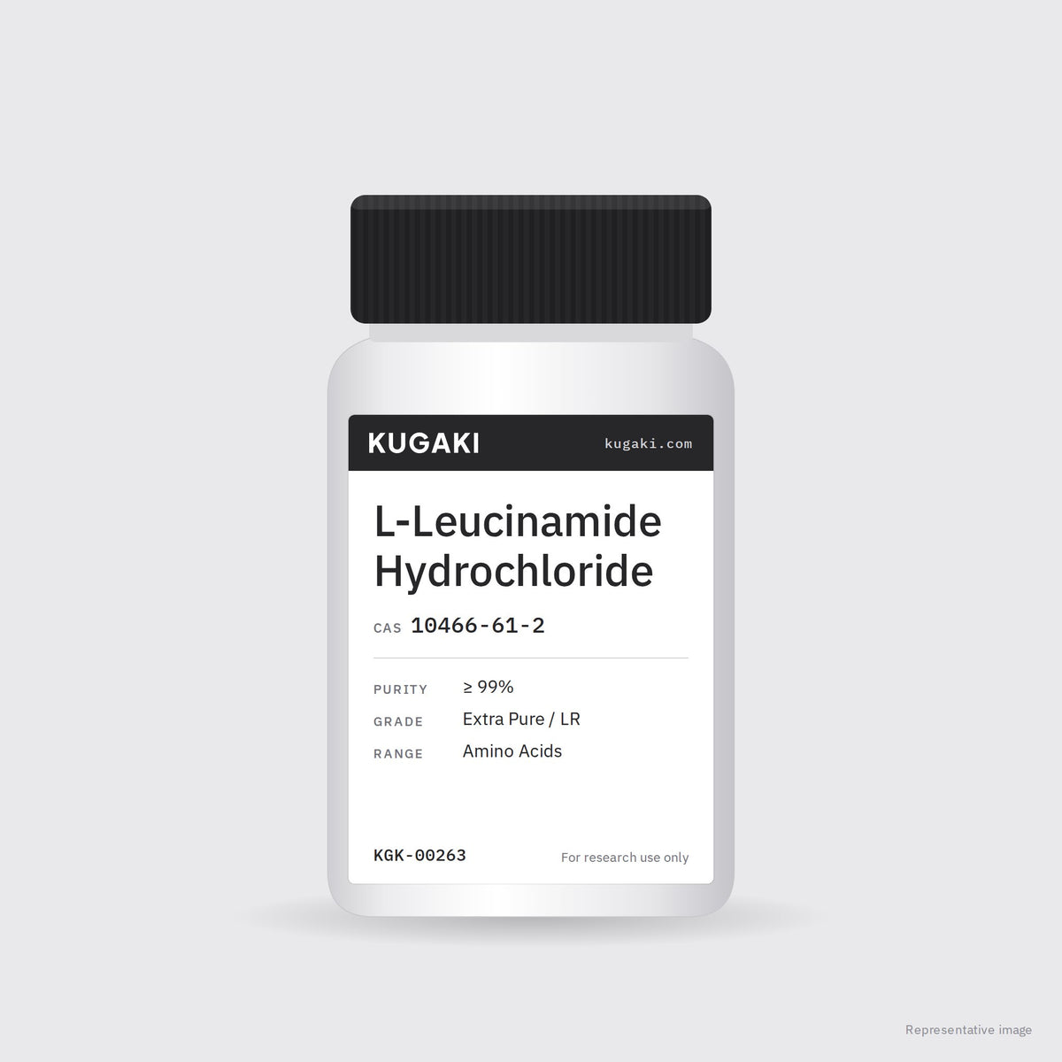 L-Leucinamide Hydrochloride (CAS 10466-61-2) – KUGAKI representative pack image