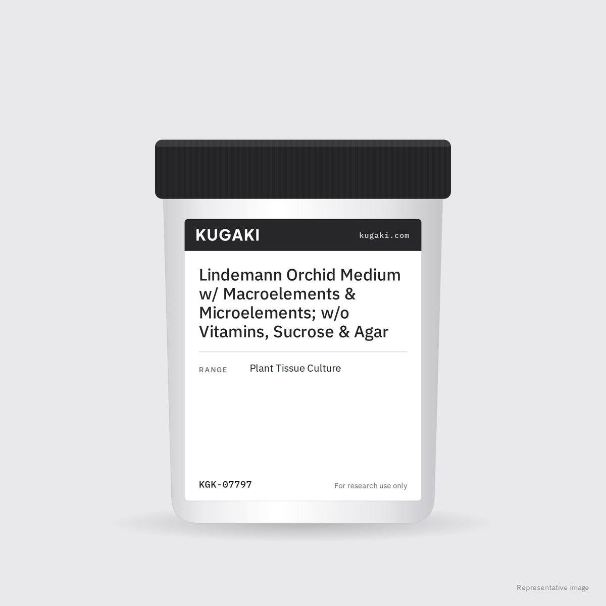 Lindemann Orchid Medium w/ Macroelements & Microelements; w/o Vitamins, Sucrose & Agar – KUGAKI representative pack image