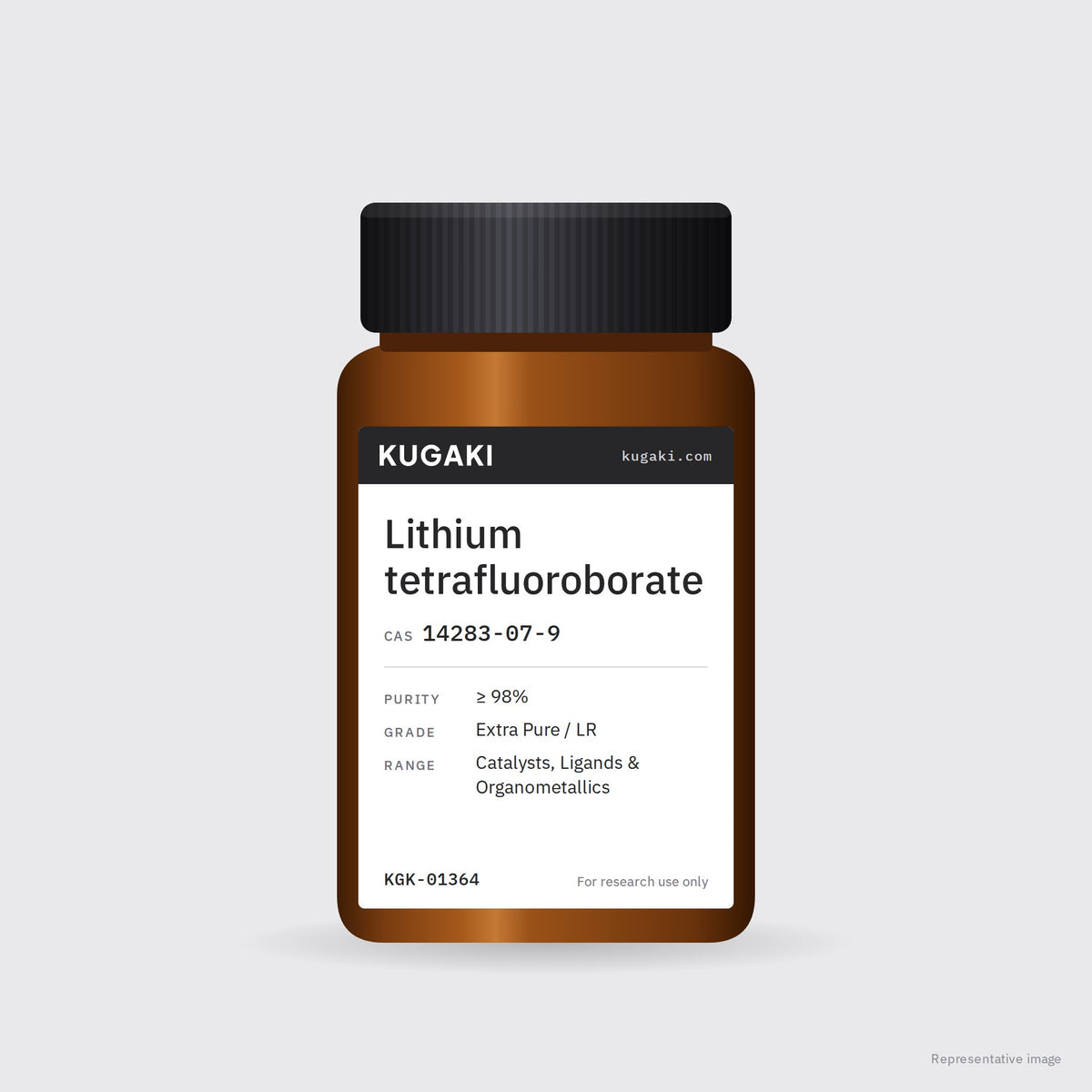 Lithium tetrafluoroborate (CAS 14283-07-9) – KUGAKI representative pack image