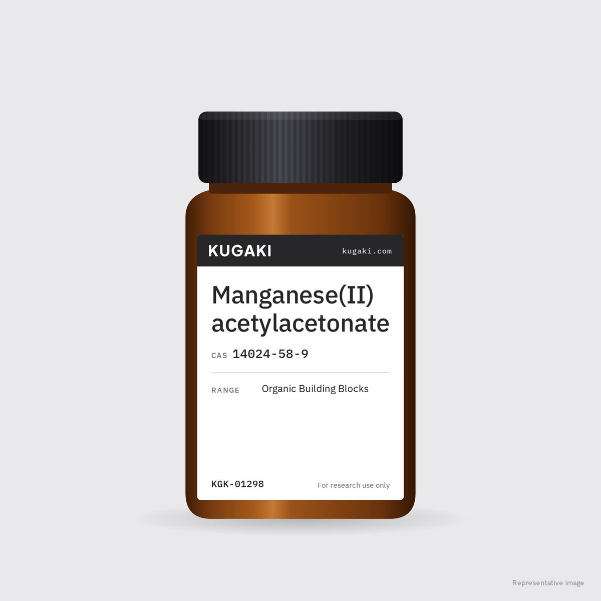 Manganese(II) acetylacetonate (CAS 14024-58-9) – KUGAKI representative pack image