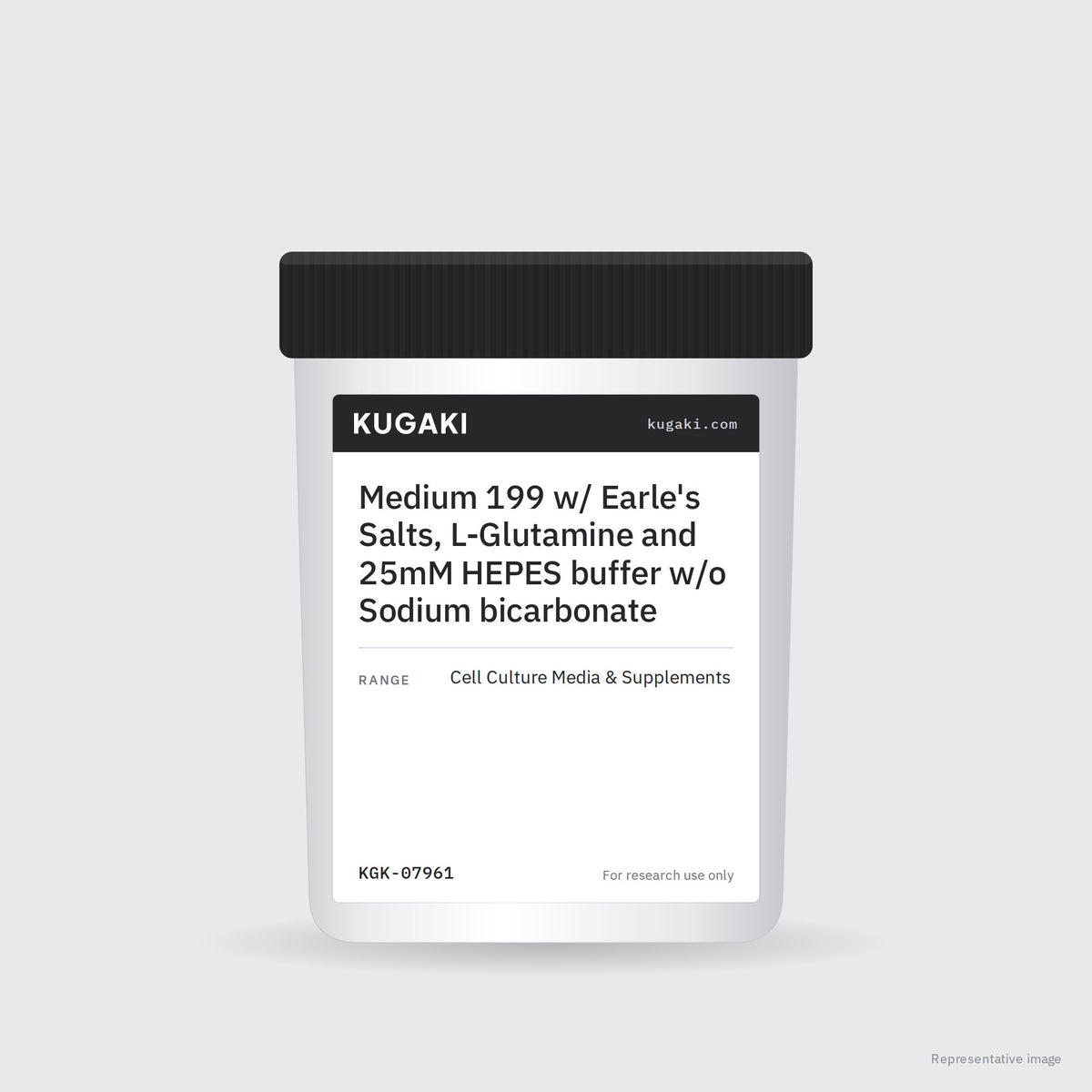 Medium 199 w/ Earle's Salts, L-Glutamine and 25mM HEPES buffer w/o Sodium bicarbonate – KUGAKI representative pack image