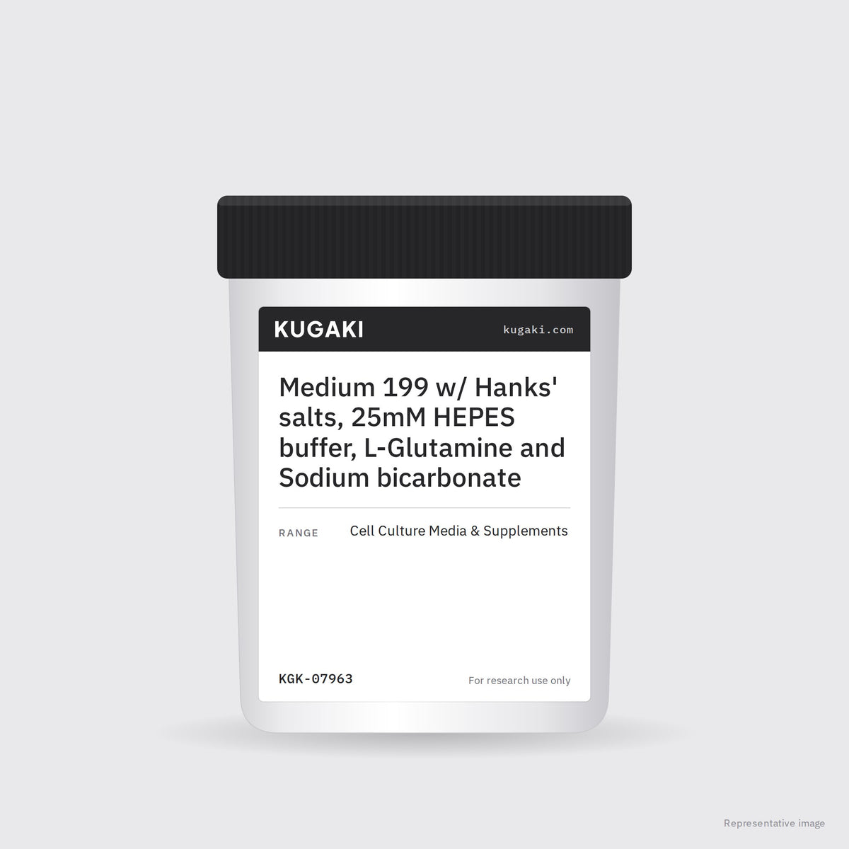Medium 199 w/ Hanks' salts, 25mM HEPES buffer, L-Glutamine and Sodium bicarbonate – KUGAKI representative pack image