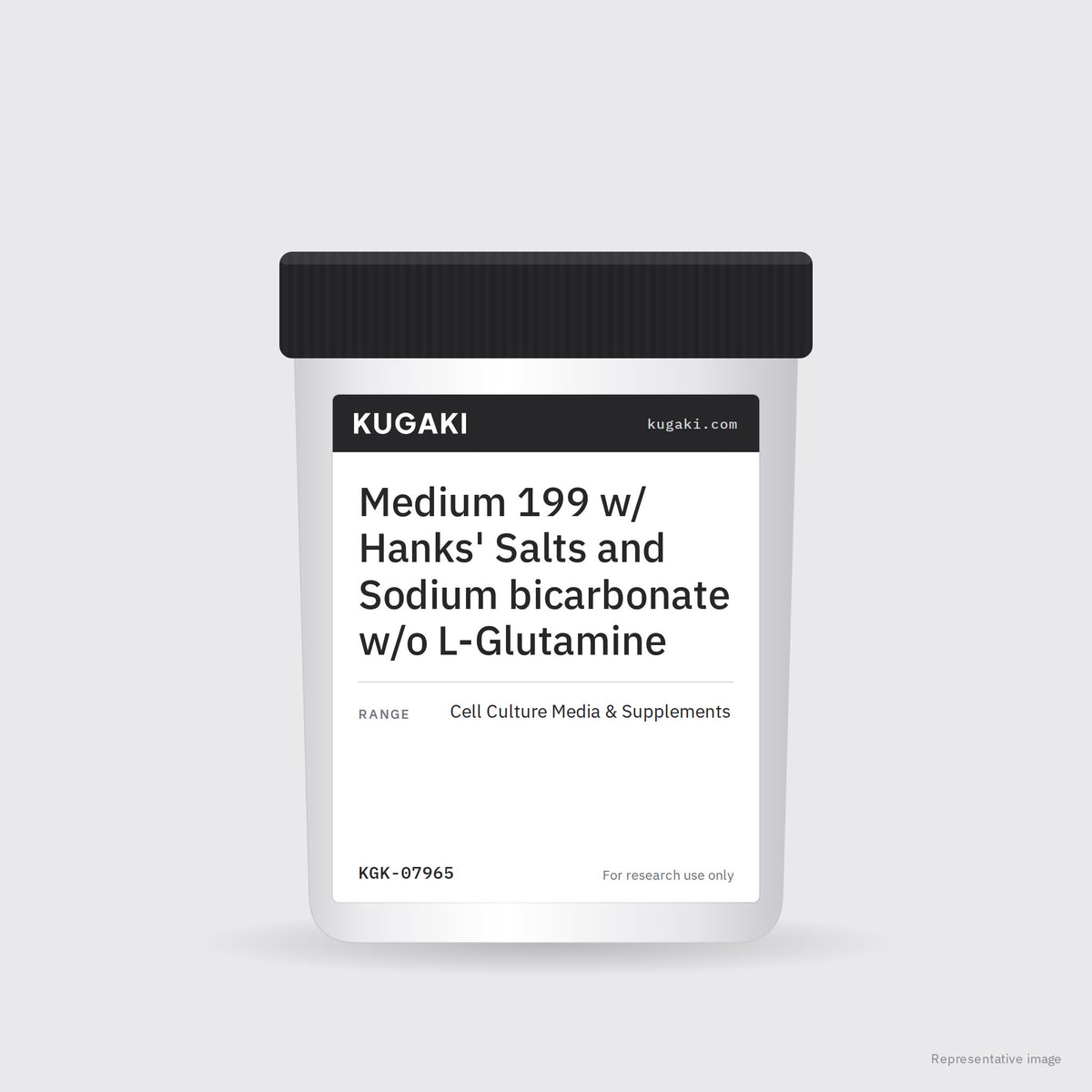 Medium 199 w/ Hanks' Salts and Sodium bicarbonate w/o L-Glutamine – KUGAKI representative pack image