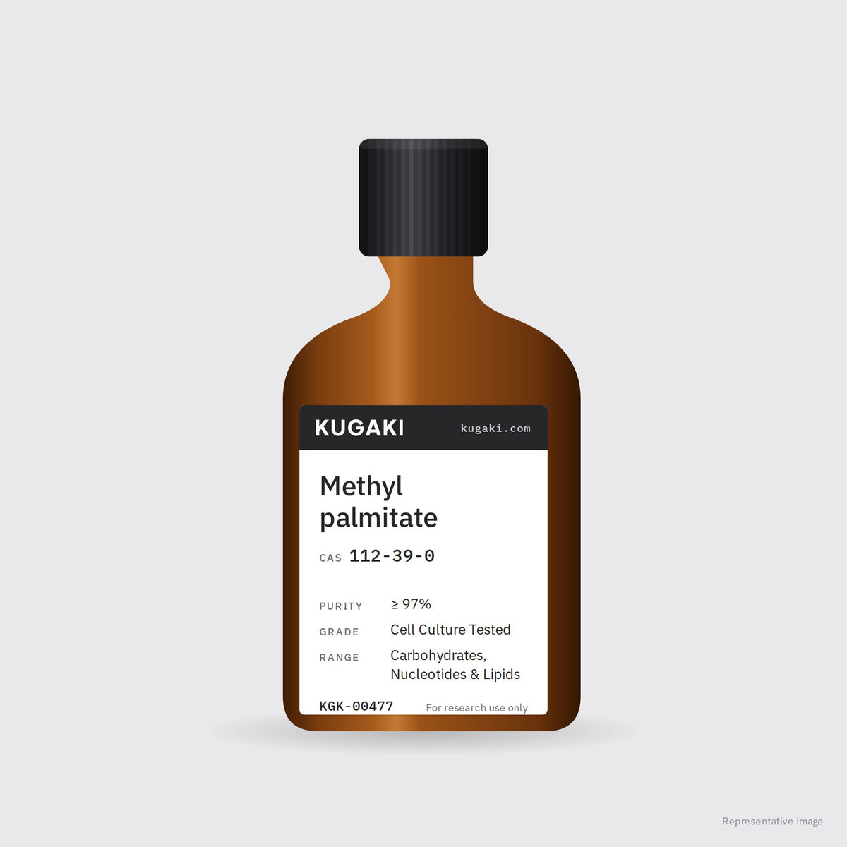 Methyl palmitate (CAS 112-39-0) – KUGAKI representative pack image