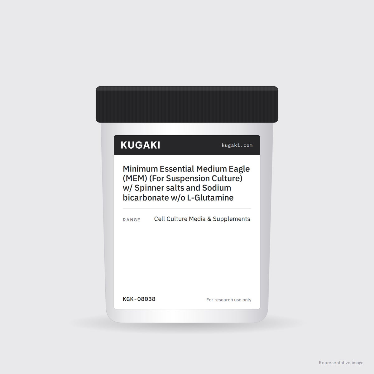 Minimum Essential Medium Eagle (MEM) (For Suspension Culture) w/ Spinner salts and Sodium bicarbonate w/o L-Glutamine – KUGAKI representative pack image