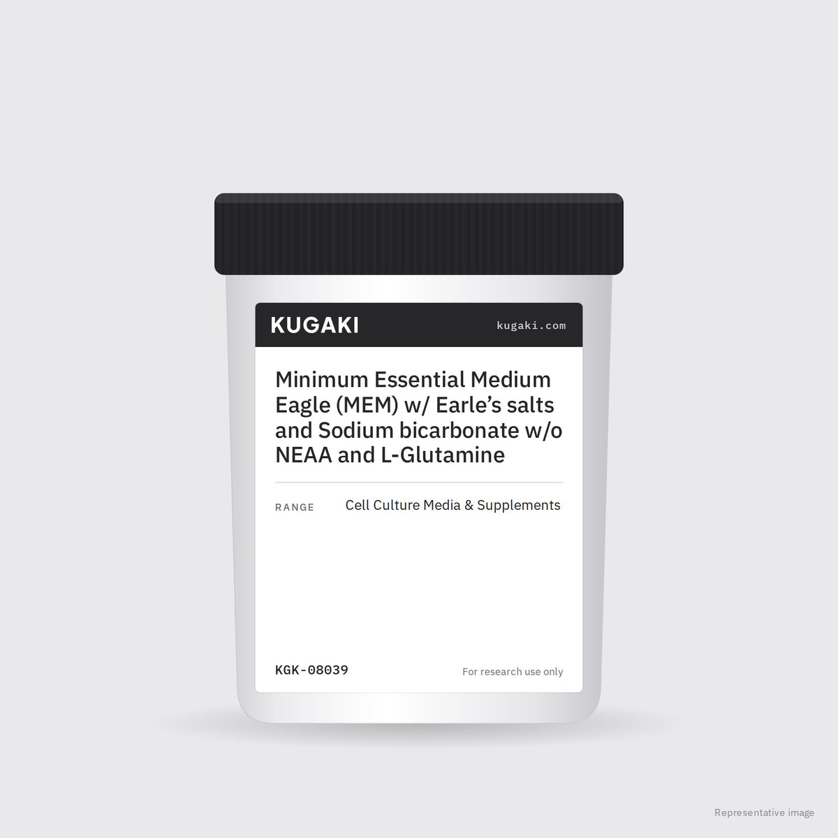 Minimum Essential Medium Eagle (MEM) w/ Earle’s salts and Sodium bicarbonate w/o NEAA and L-Glutamine – KUGAKI representative pack image