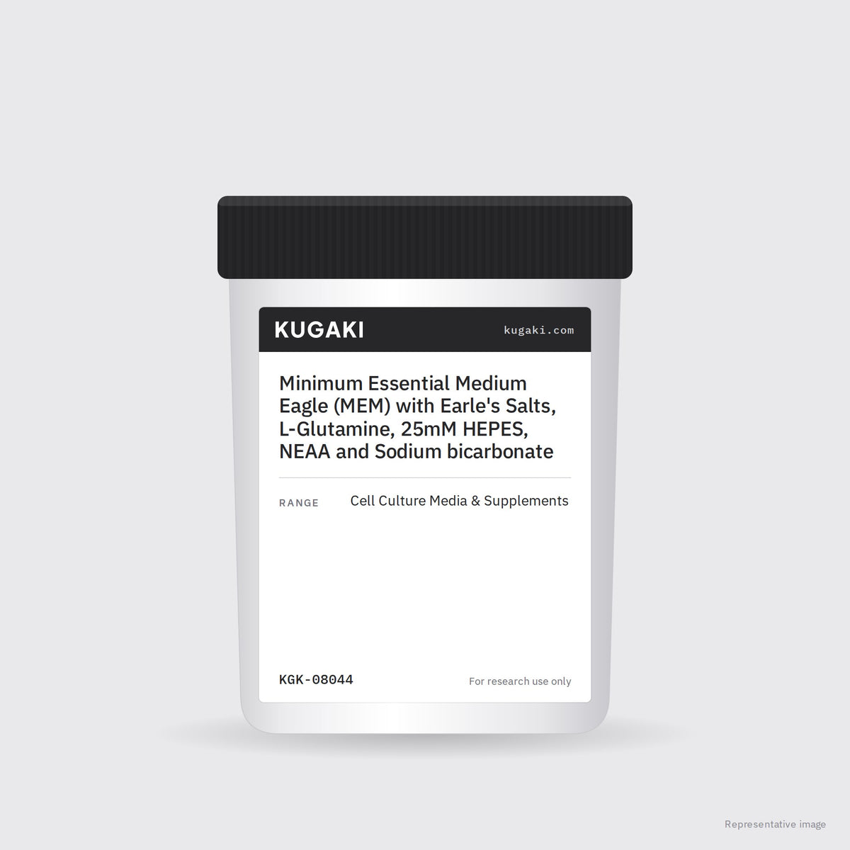 Minimum Essential Medium Eagle (MEM) with Earle's Salts, L-Glutamine, 25mM HEPES, NEAA and Sodium bicarbonate – KUGAKI representative pack image