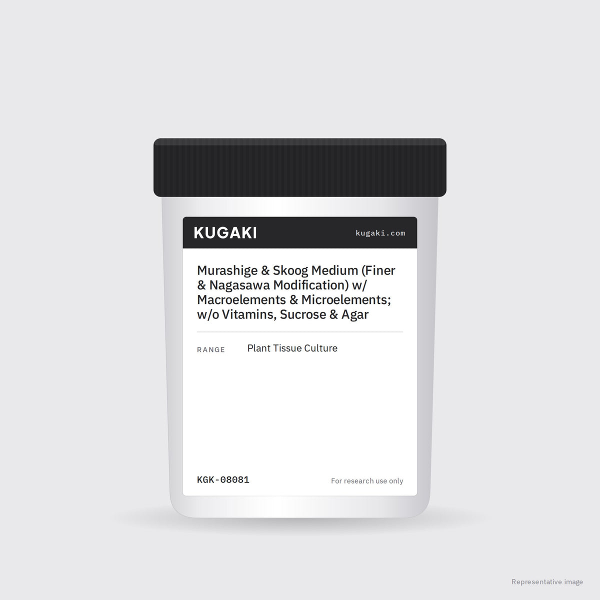 Murashige & Skoog Medium (Finer & Nagasawa Modification) w/ Macroelements & Microelements; w/o Vitamins, Sucrose & Agar – KUGAKI representative pack image