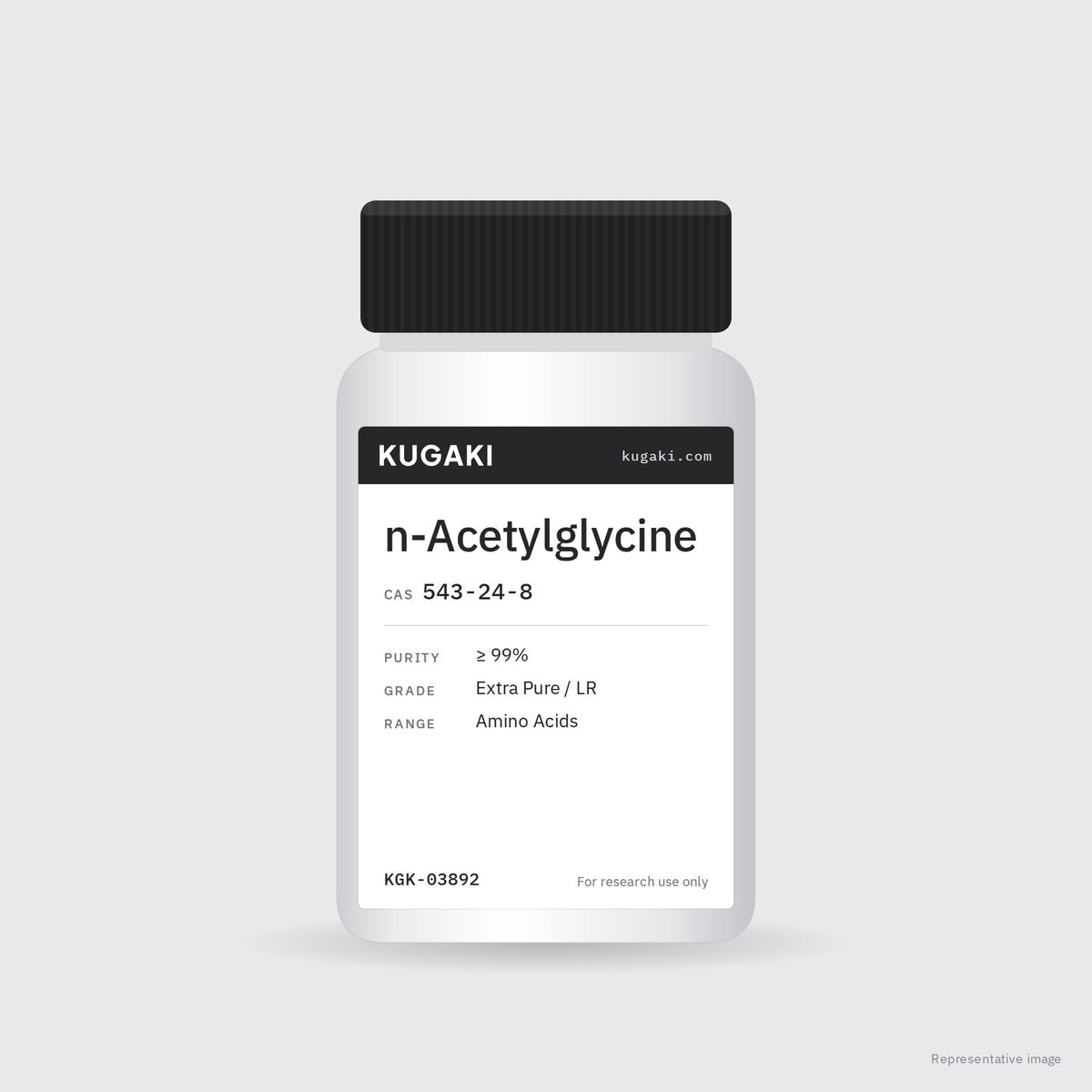n-Acetylglycine (CAS 543-24-8) – KUGAKI representative pack image