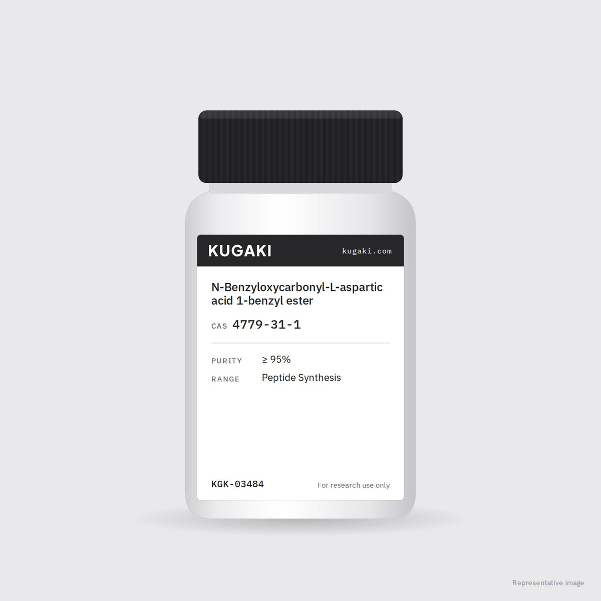 N-Benzyloxycarbonyl-L-aspartic acid 1-benzyl ester (CAS 4779-31-1) – KUGAKI representative pack image