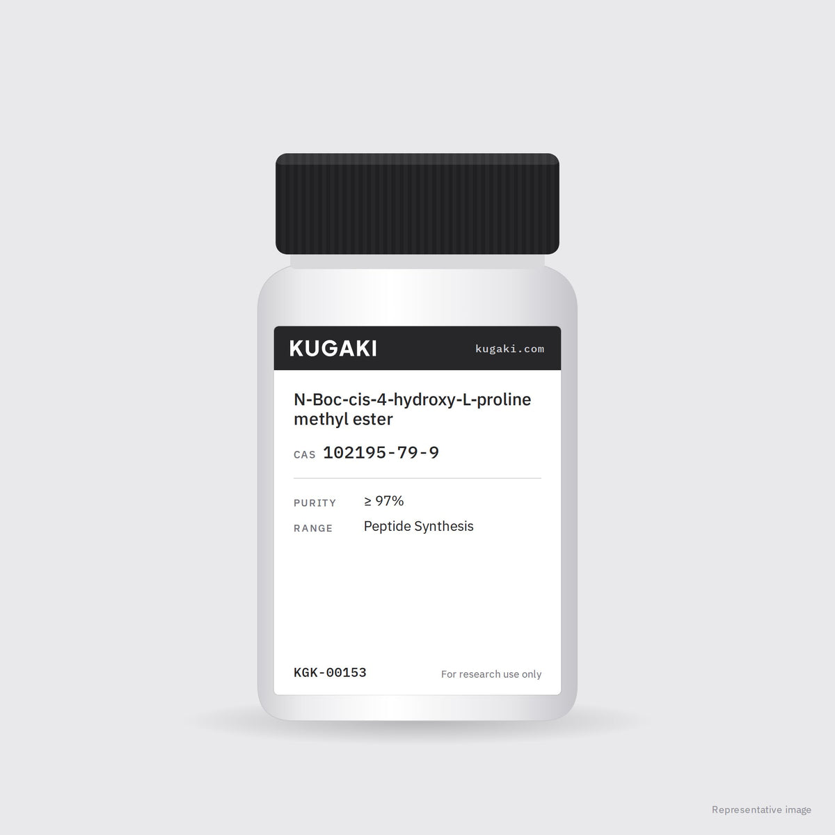 N-Boc-cis-4-hydroxy-L-proline methyl ester (CAS 102195-79-9) – KUGAKI representative pack image