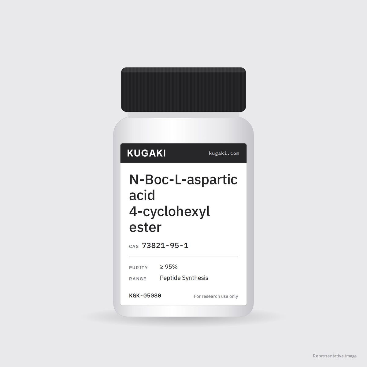 N-Boc-L-aspartic acid 4-cyclohexyl ester (CAS 73821-95-1) – KUGAKI representative pack image