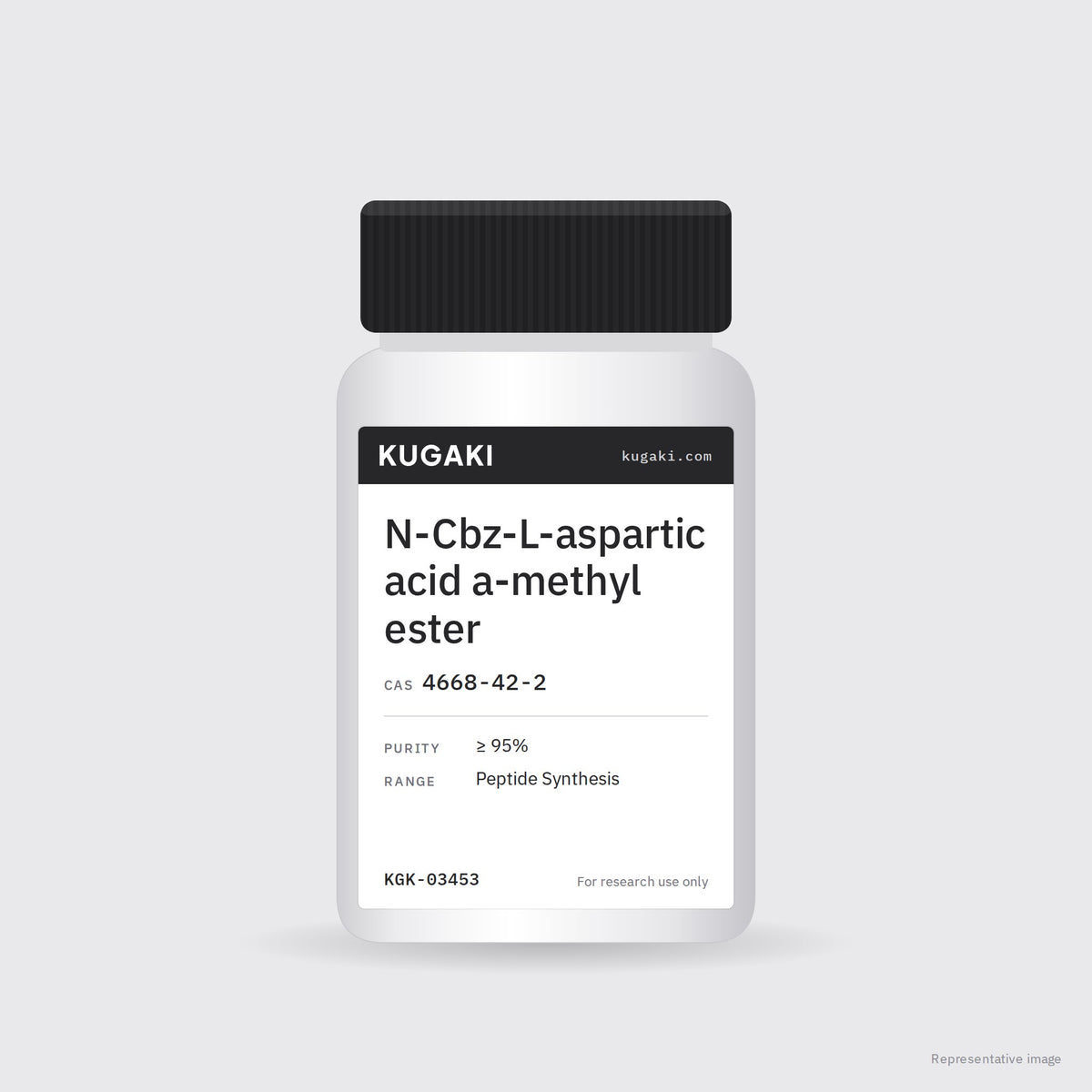 N-Cbz-L-aspartic acid a-methyl ester (CAS 4668-42-2) – KUGAKI representative pack image