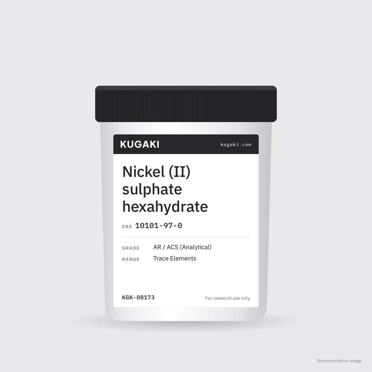 Nickel (II) sulphate hexahydrate (CAS 10101-97-0) – KUGAKI representative pack image