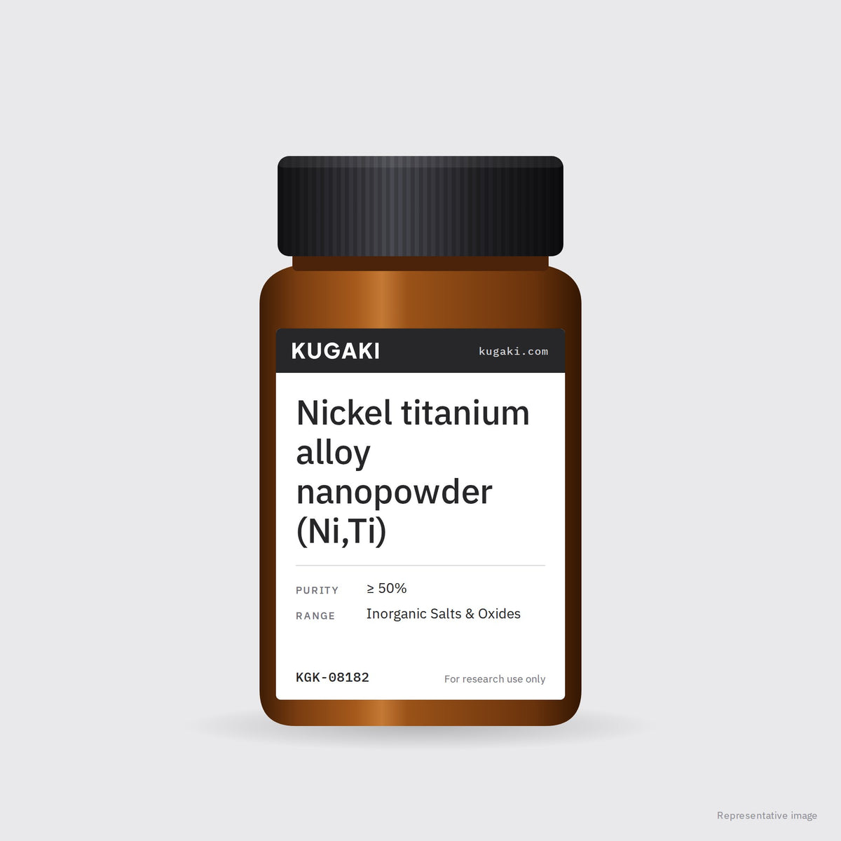 Nickel titanium alloy nanopowder (Ni,Ti) – KUGAKI representative pack image
