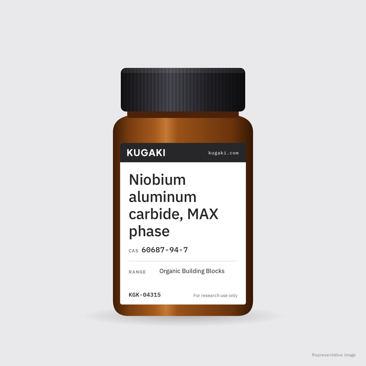 Niobium aluminum carbide, MAX phase (CAS 60687-94-7) – KUGAKI representative pack image