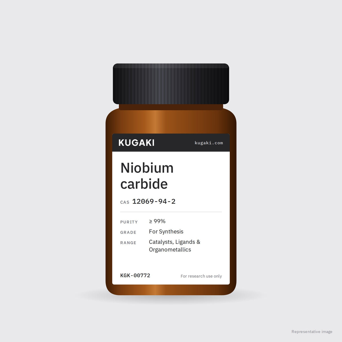 Niobium carbide (CAS 12069-94-2) – KUGAKI representative pack image