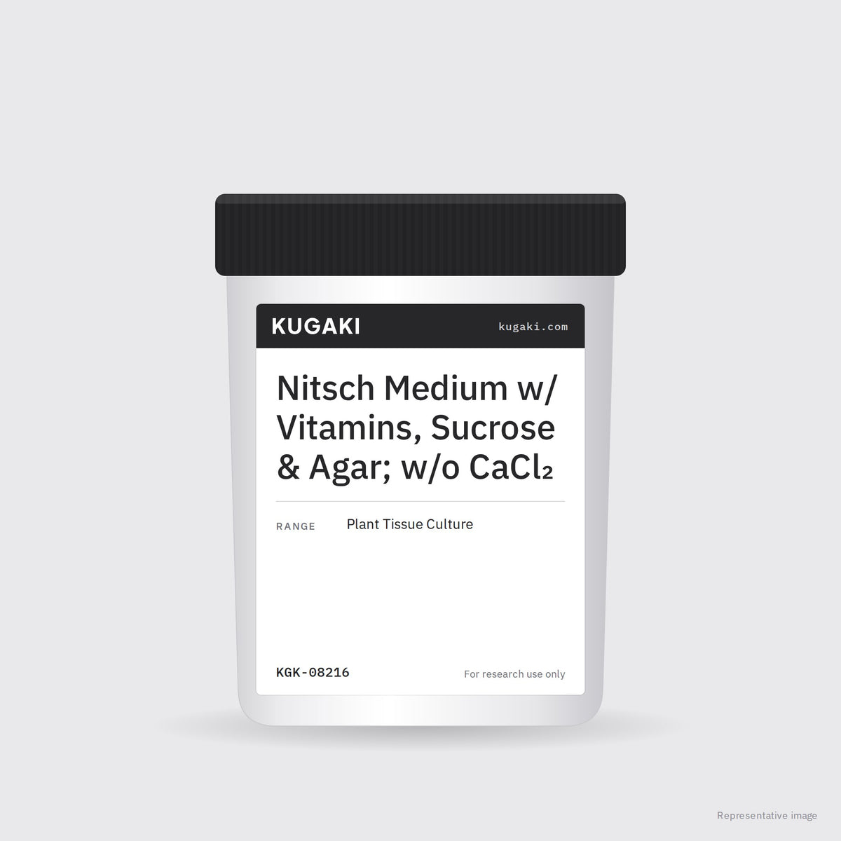 Nitsch Medium w/ Vitamins, Sucrose & Agar; w/o CaCl₂ – KUGAKI representative pack image