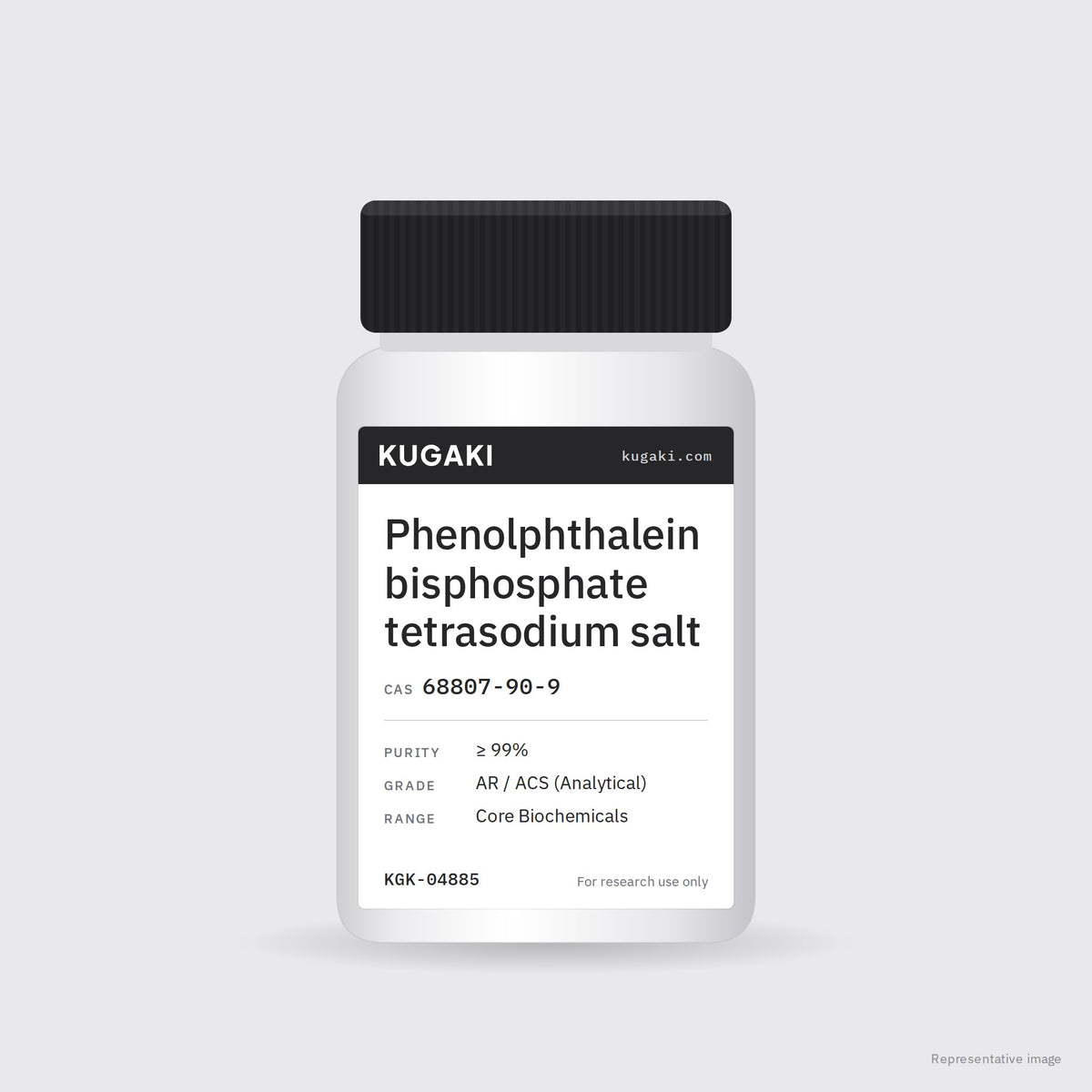 Phenolphthalein bisphosphate tetrasodium salt (CAS 68807-90-9) – KUGAKI representative pack image