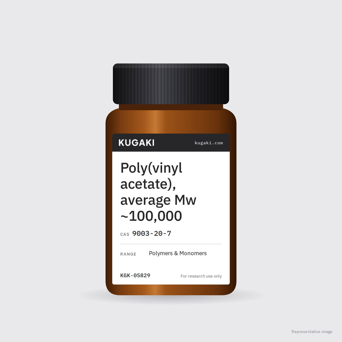 Poly(vinyl acetate), average Mw ~100,000 (CAS 9003-20-7) – KUGAKI representative pack image