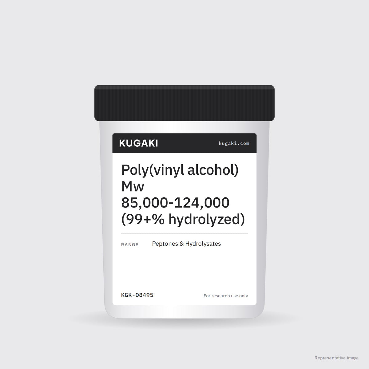 Poly(vinyl alcohol) Mw 85,000-124,000 (99+% hydrolyzed) – KUGAKI representative pack image