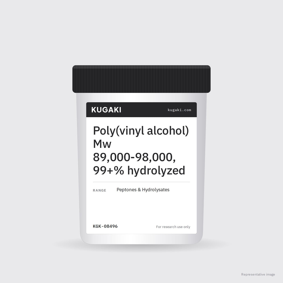 Poly(vinyl alcohol) Mw 89,000-98,000, 99+% hydrolyzed – KUGAKI representative pack image