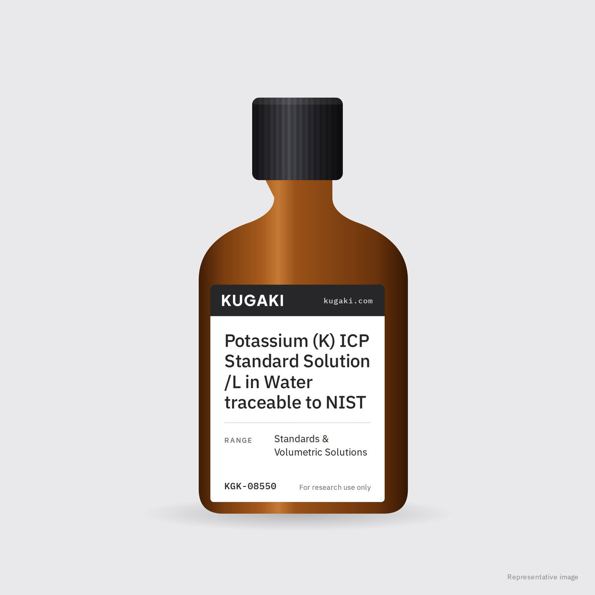 Potassium (K) ICP Standard Solution /L in Water traceable to NIST – KUGAKI representative pack image