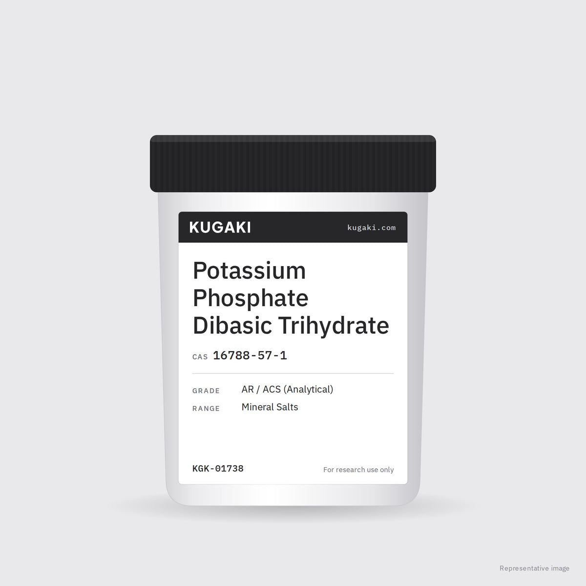 Potassium Phosphate Dibasic Trihydrate (CAS 16788-57-1) – KUGAKI representative pack image