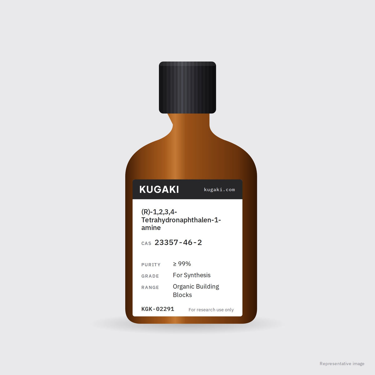 (R)-1,2,3,4-Tetrahydronaphthalen-1-amine (CAS 23357-46-2) – KUGAKI representative pack image