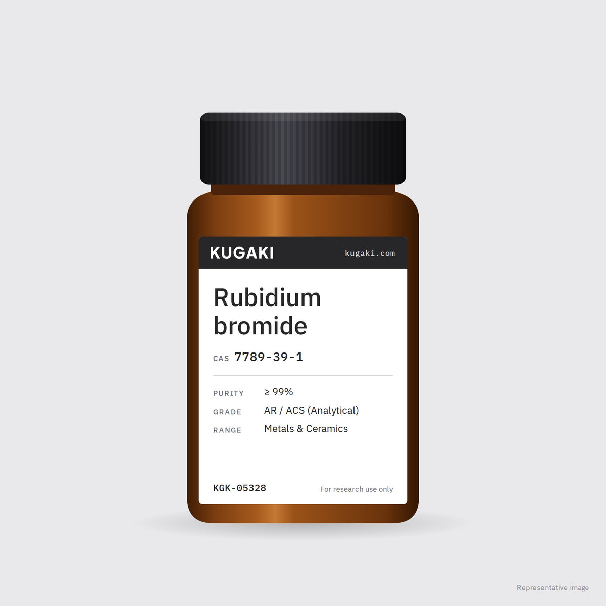 Rubidium bromide (CAS 7789-39-1) – KUGAKI representative pack image
