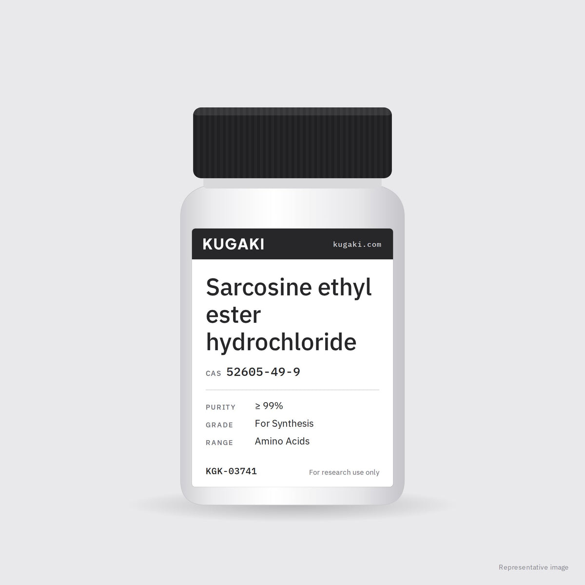 Sarcosine ethyl ester hydrochloride (CAS 52605-49-9) – KUGAKI representative pack image