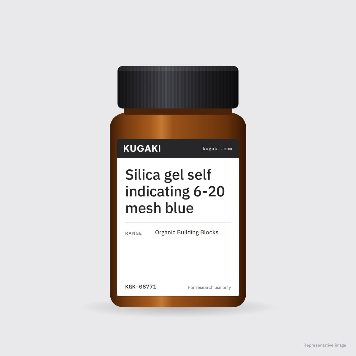 Silica gel self indicating 6-20 mesh blue – KUGAKI representative pack image