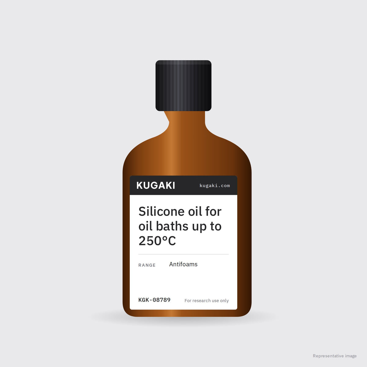 Silicone oil for oil baths up to 250°C – KUGAKI representative pack image