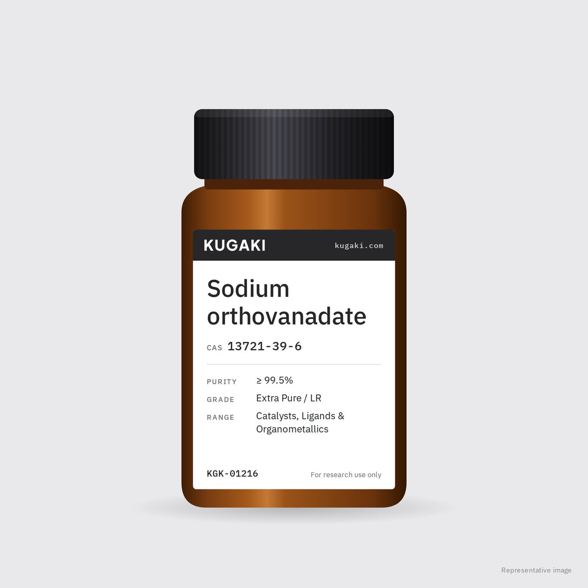 Sodium orthovanadate (CAS 13721-39-6) – KUGAKI representative pack image
