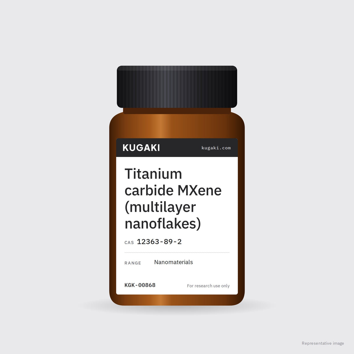 Titanium carbide MXene (multilayer nanoflakes) (CAS 12363-89-2) – KUGAKI representative pack image