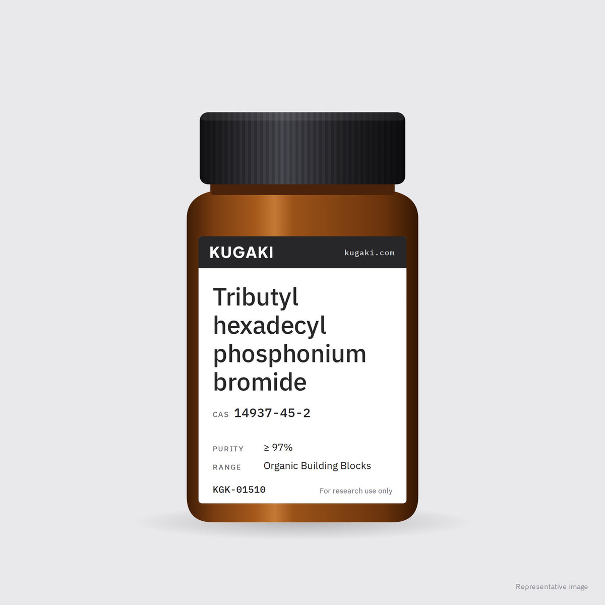 Tributyl hexadecyl phosphonium bromide (CAS 14937-45-2) – KUGAKI representative pack image