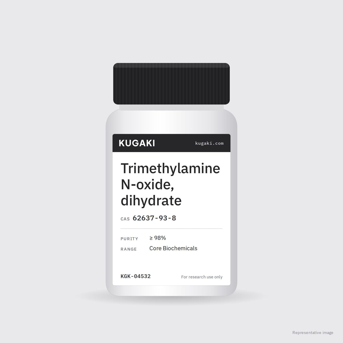 Trimethylamine N-oxide, dihydrate (CAS 62637-93-8) – KUGAKI representative pack image