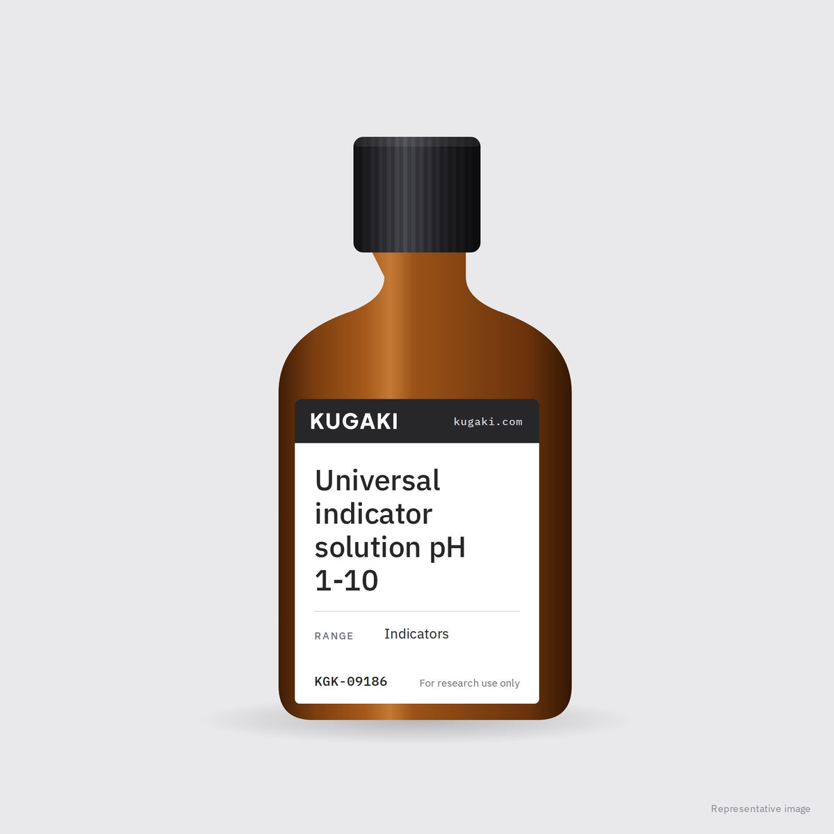 Universal indicator solution pH 1-10 – KUGAKI representative pack image
