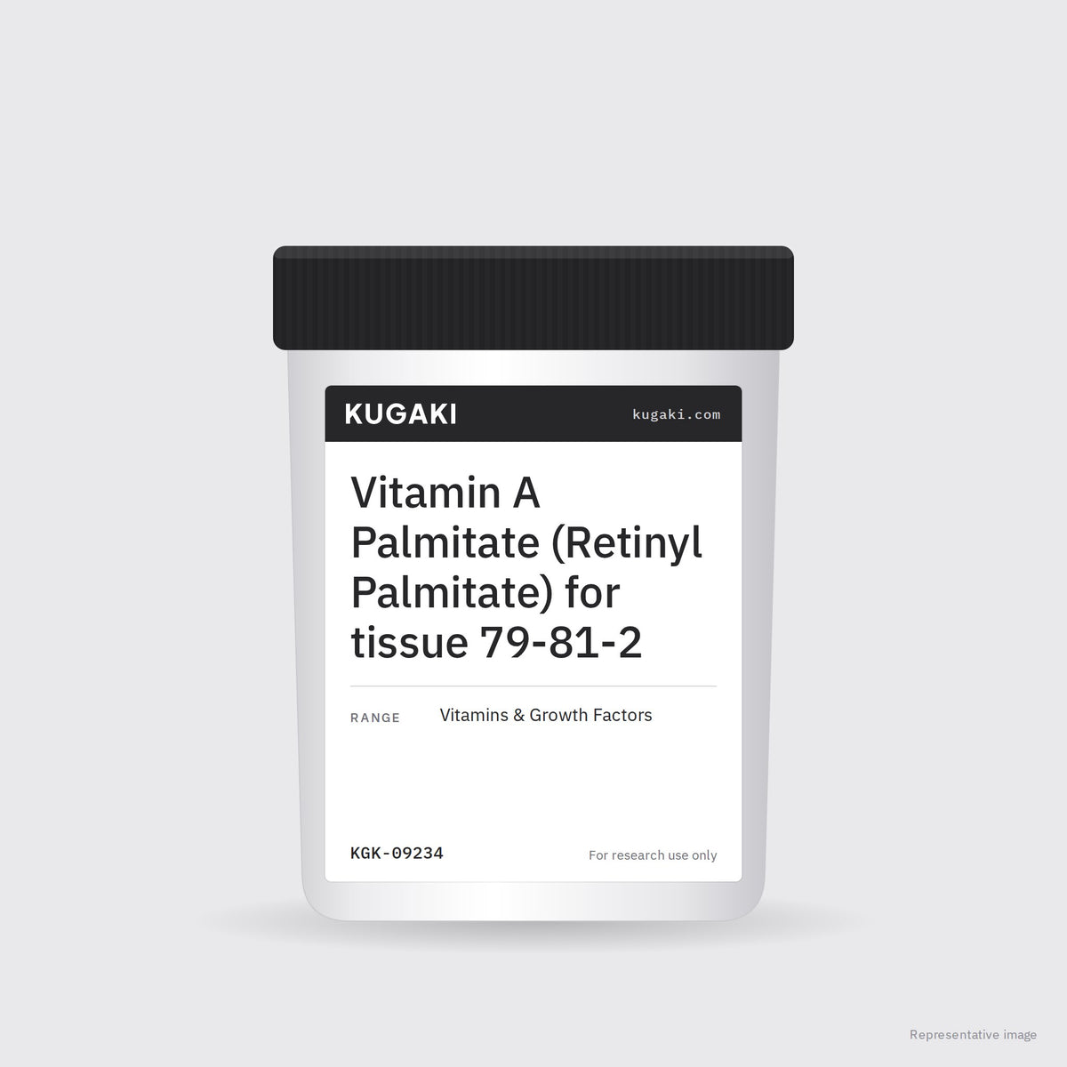 Vitamin A Palmitate (Retinyl Palmitate) for tissue 79-81-2 – KUGAKI representative pack image