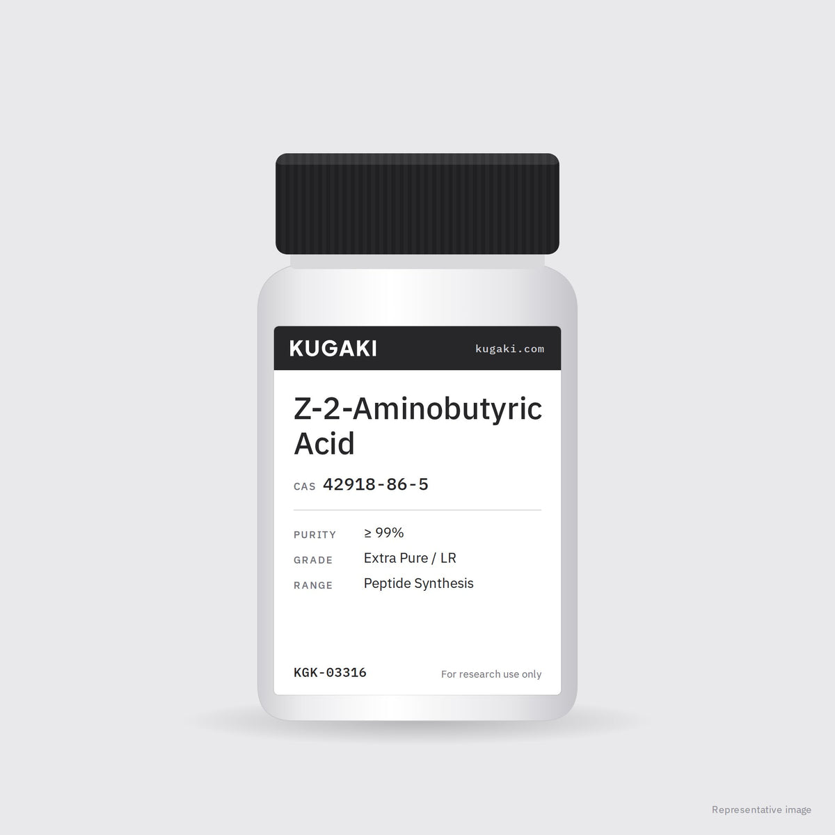 Z-2-Aminobutyric Acid (CAS 42918-86-5) – KUGAKI representative pack image