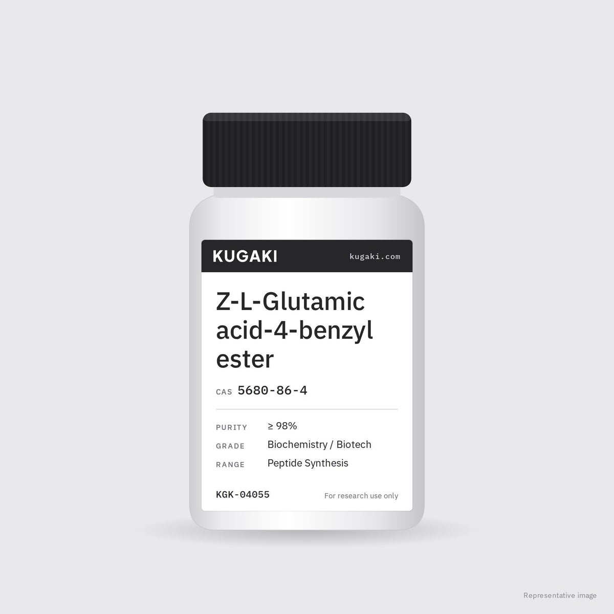 Z-L-Glutamic acid-4-benzyl ester (CAS 5680-86-4) – KUGAKI representative pack image