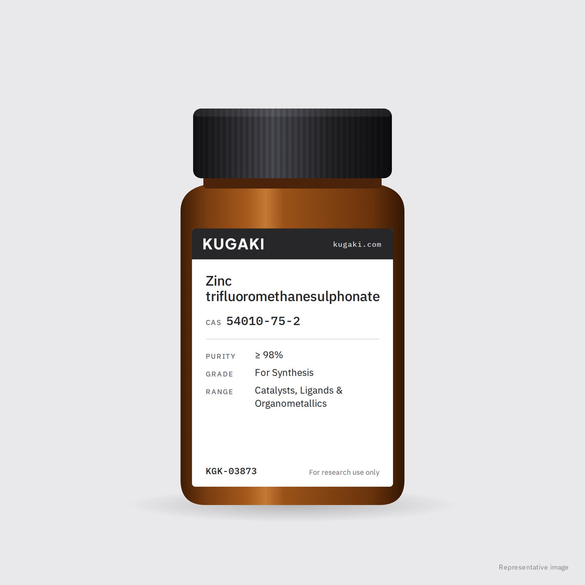 Zinc trifluoromethanesulphonate (CAS 54010-75-2) – KUGAKI representative pack image